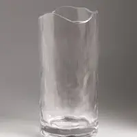 Ваза стекло настольная "Вега" 25х12 см, прозрачный