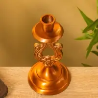 Подсвечник "Нежность" алюминий 10х10х18,5 см