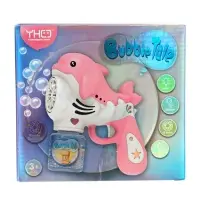 Генератор мыльных пузырей "Дельфинчик", световые эффекты, работает от батареек