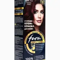 Краска для волос "FARA NC" тон 324/6.6 - Тёмный рубин, 116 г