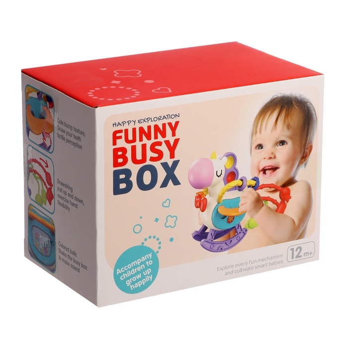 Развивающая игрушка &laquo;Единорожка&raquo;, с тянучками