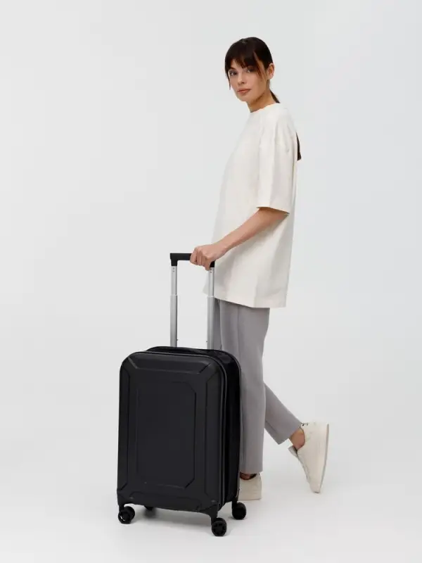 Чемодан Platta, черный