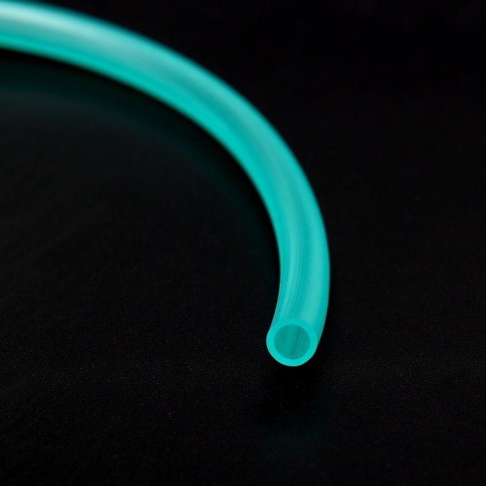 Трубка-шланг для компрессора силиконовая, &Oslash; 4 мм, 2 м, зелёная