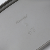 Маслёнка пластиковая &laquo;Летиция&raquo;, 16.5&times;10 см, цвет пыльно-серый