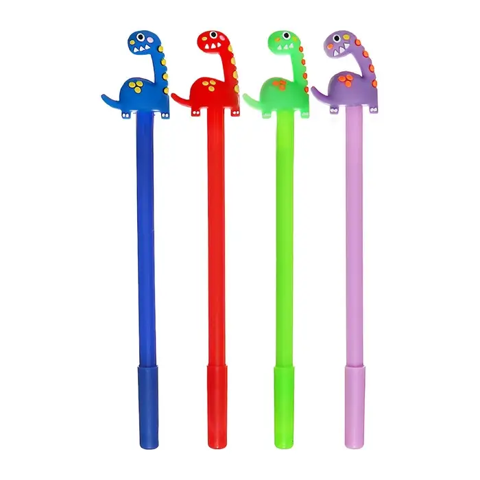 Ручка - прикол гелевая &laquo;Динозаврик&raquo; МИКС