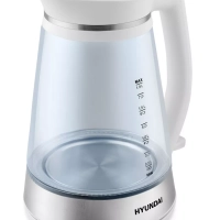 Чайник HYK-G3037 1,9л 3000Вт белый (стекло)
