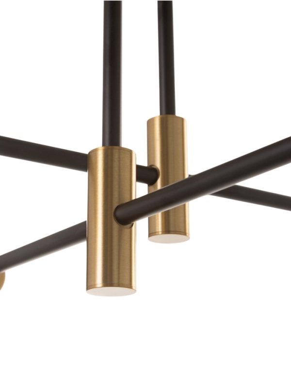 Люстра "Лора" 4х40Вт Е27 латунь 58х58х37см