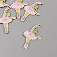 Декор для творчества дерево "Лягушка-балерина" 4,6х2,8х0,3 см