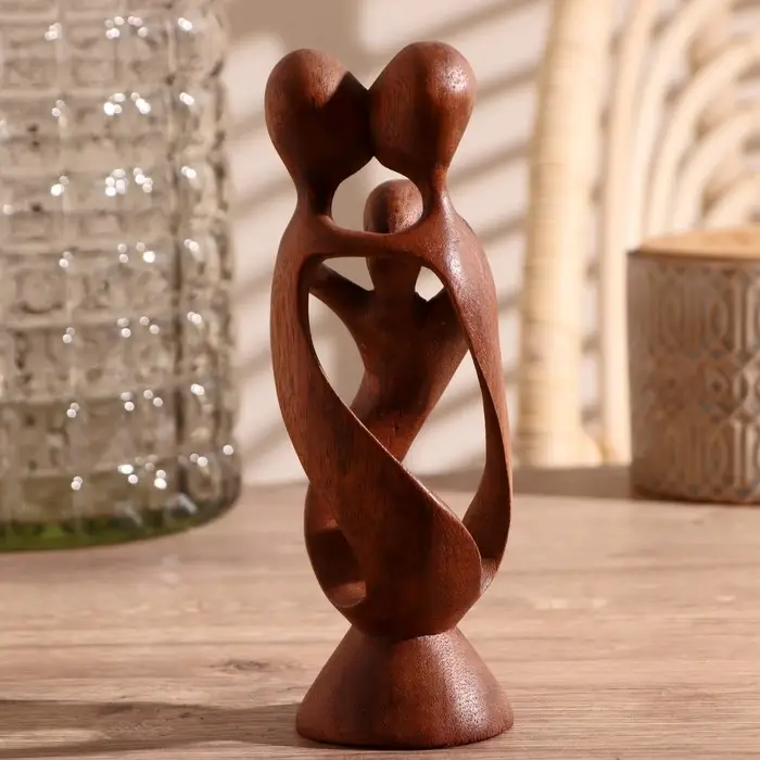 Сувенир дерево "Семья" коричневый цвет 20х6х6 см