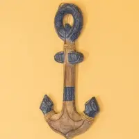 Декор интерьерный &laquo;Якорь&raquo;, 15&times;2&times;28 см, дерево