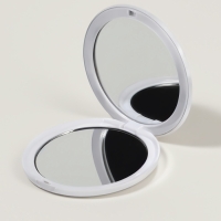 Зеркало складное круг (2) c/увел d7,3см GRL PWR губы пласт пакет QF