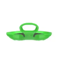 Санки-ледянки с мягкой сидушкой &laquo;Вираж&raquo;, зеленые, 39&times;37см