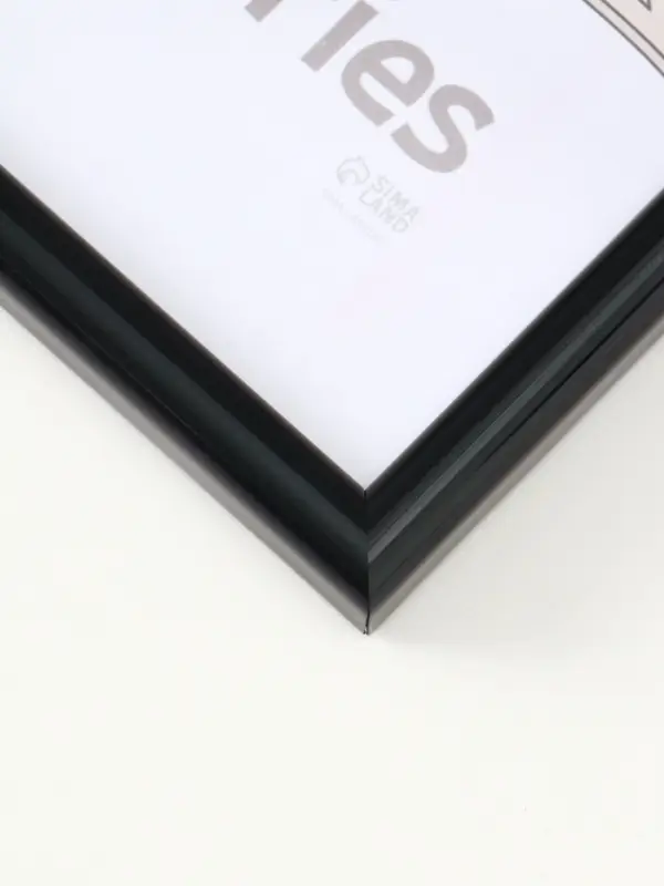 Фоторамка "Радуга" 21х30 см,  с подножкой, набор 3 шт, (пластиковый экран), чёрный