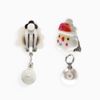 Клипсы детские набор 6 пар "Выбражулька" в форме елки, форма МИКС, цвет МИКС