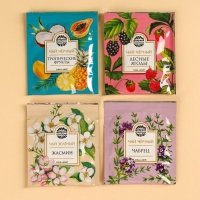 Чай подарочный &laquo;Вкусный чаёк&raquo;, 4 вкуса, 7,2 ( 4 пакетика х 1,8 г).