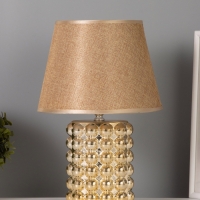 Лампа настольная "Бабл" 40Вт Е14 золото 22х22х32см