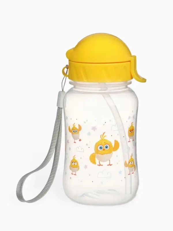 Поильник-непроливайка с трубочкой, 270 мл, ЦЫП-ЦЫП