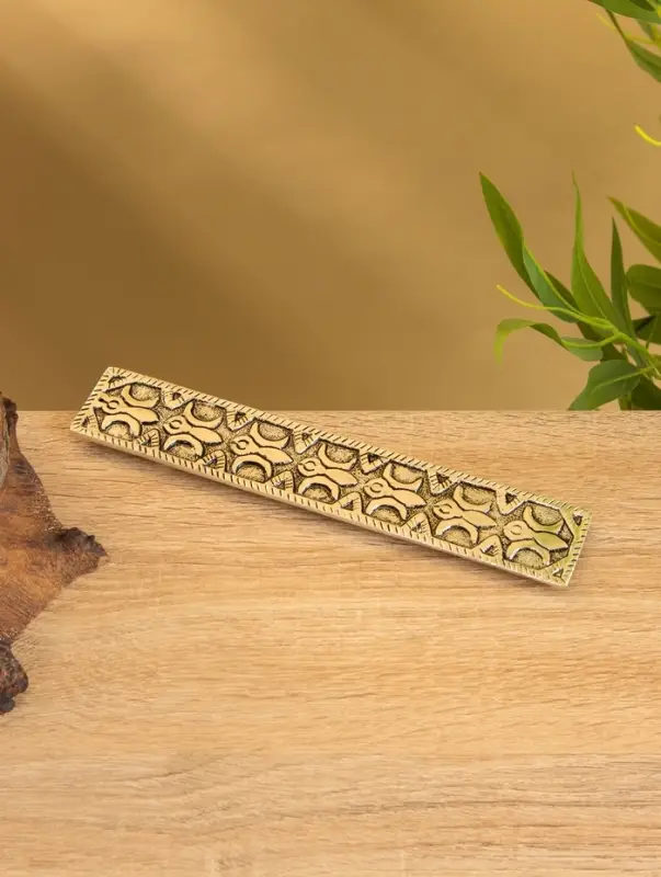 Подставка под благовония "Два полумесяца" алюминий 22 см