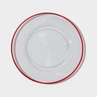 Тарелка десертная "Waterfall" 17 см, цвет прозрачный