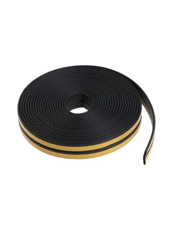 Уплотнитель резиновый ТУНДРА, профиль I, размер 9х2 мм, черный, в упаковке 10 м