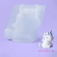 Молд &laquo;Единорожка&raquo;, силикон, 4.5&times;3.3&times;6 см, прозрачный