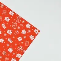 Упаковочная бумага на новый год тишью &laquo;Подарок&raquo;, 50 х 70 см
