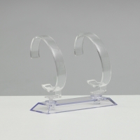 Подставка под часы, двойная, цвет прозрачный, 11,5&times;6,5&times;9,5 см