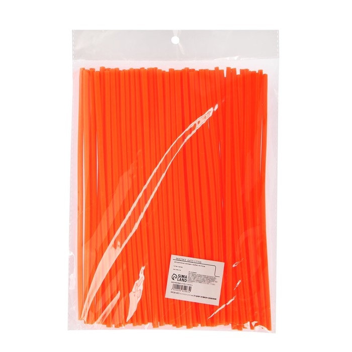 Декоративные накладки на спицы мотоцикла, 23&times;0,5 см, оранжевый, набор 72 шт