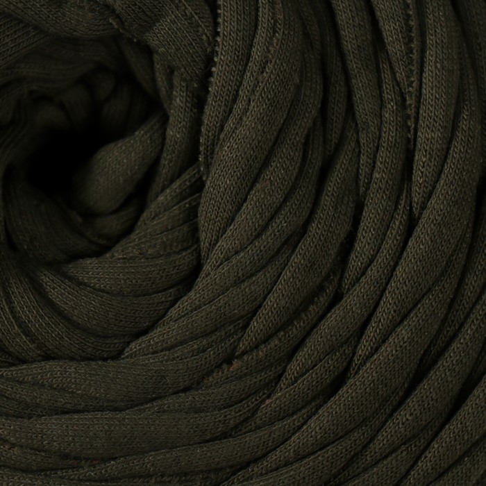 Трикотажная пряжа вторичная 90% хлопок,10% п/э, 100м/450&plusmn;50 гр (лес) МИКС