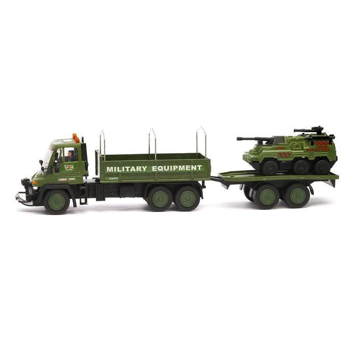 Грузовик инерционный &laquo;Военный спецназ&raquo;, с солдатами и техникой