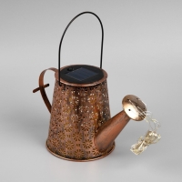 Садовый светильник на солнечной батарее &laquo;Лейка&raquo;, 27 &times; 17 &times; 11 см, 55 LED, свечение тёплое белое