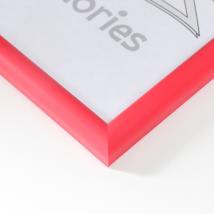 Фоторамка пластик 21х30 см красная  (105)