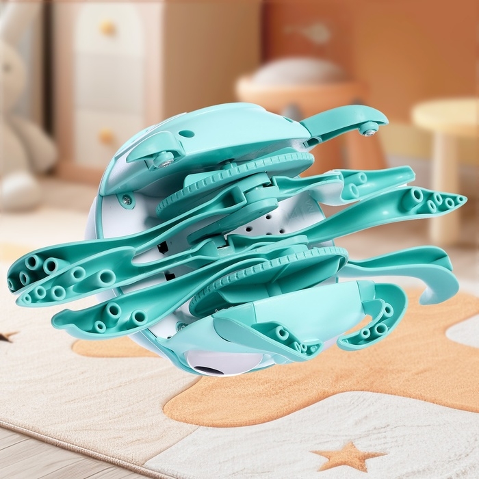 Каталка музыкальная &laquo;Осьминог&raquo;, свет, звук, цвет бирюзовый