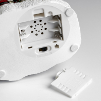 Светодиодная фигура &laquo;Дед Мороз&raquo; 12.5 &times; 19 &times; 9 см, керамика, батарейки АААх3 (не в комплекте), свечение тёплое белое