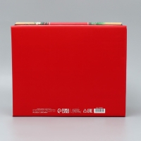 Коробка подарочная новогодняя складная &laquo;С наилучшими пожеланиями&raquo;, 31.2 х 25.6 х 16.1 см, Новый год