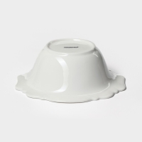 Салатник фарфоровый Magistro &laquo;Сюита&raquo;, 350 мл, d=15,5 см, цвет белый