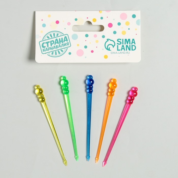 Шпажки для канапе &laquo;Шарики&raquo;, набор 24 шт.