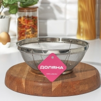 Сито для просеивания Доляна &laquo;Универсал&raquo;, d=21,5 см, цвет серебристый