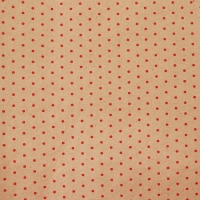Бумага упаковочная крафт в рулоне &laquo;Горох красный&raquo;, 0.68 х 7 м