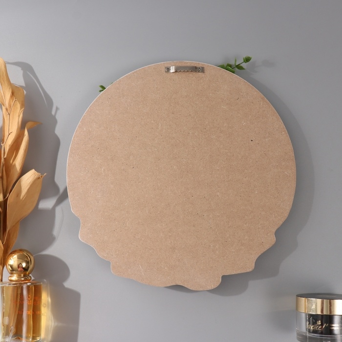 Крючки декоративные дерево "Хорошо быть дома. Бант и эвкалипт" 23,5х23,5 см