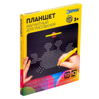 Планшет обучающий &laquo;Магнитное рисование&raquo;, большой, 714 шариков, 10 карточек, цвет чёрный