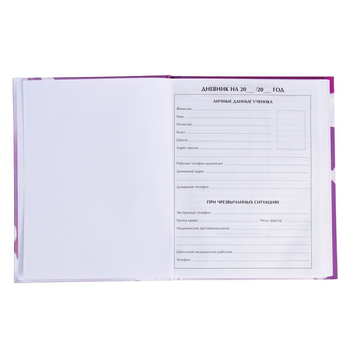 Дневник для 1-4 классов, "Единорог 1", твердая обложка 7БЦ, глянцевая ламинация, 48 листов