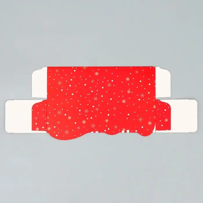 Коробка для макарун &laquo;С Новым годом!&raquo;, 18&times;5.5&times;5.5 см