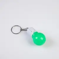 Фонарик брелок для ключей на кольце &laquo;Лампочка&raquo;, 1 режим, 2&times;AG13, 4.5&times;2.5 см, МИКС