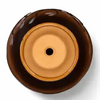 Горшок цветочный поддоном  2,5 л,  керамика, Миндаль (М)