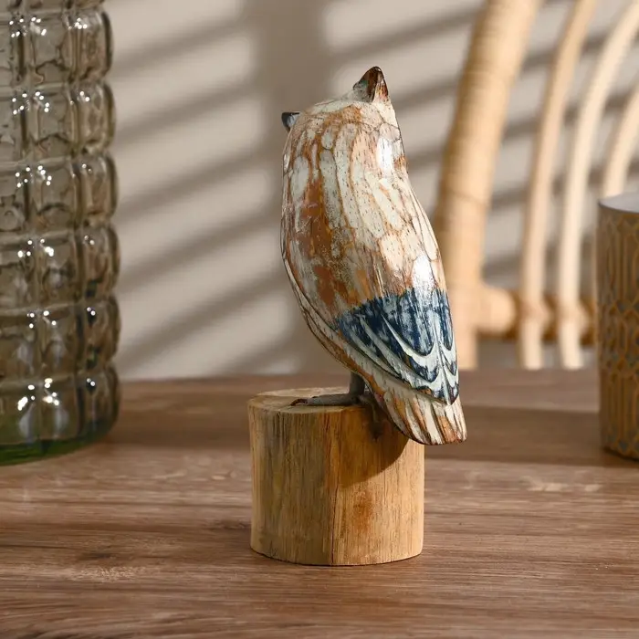 Cувенир &laquo;Сова на пеньке&raquo;, 18 см, дерево