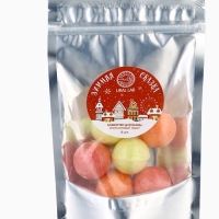 Набор бомбочек для ванны в пакете "Зимняя сказка", 6 шт по 20 гр, апельсиновый пирог