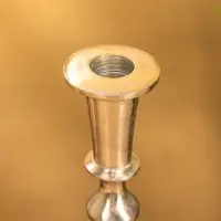 Подсвечник "Юла" 7,5х7,5х26 см, алюминий