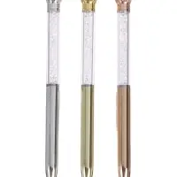 Ручка шариковая-прикол &laquo;Корона&raquo; со стразами, МИКС