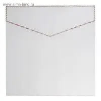 Плёнка матовая с рисунком &laquo;Романтическое послание&raquo;, белая, 60&times;60 см